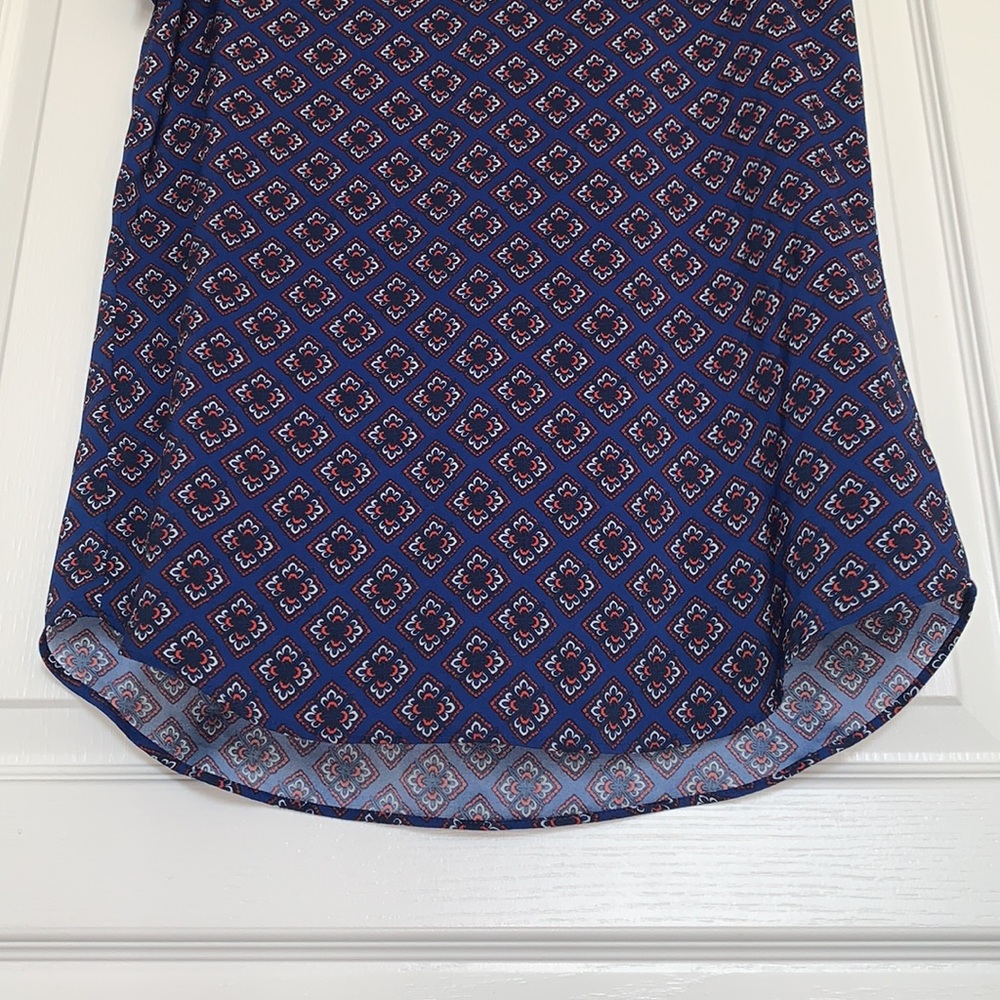 Patterned Express Rolled Sleeve Blouse - image 2